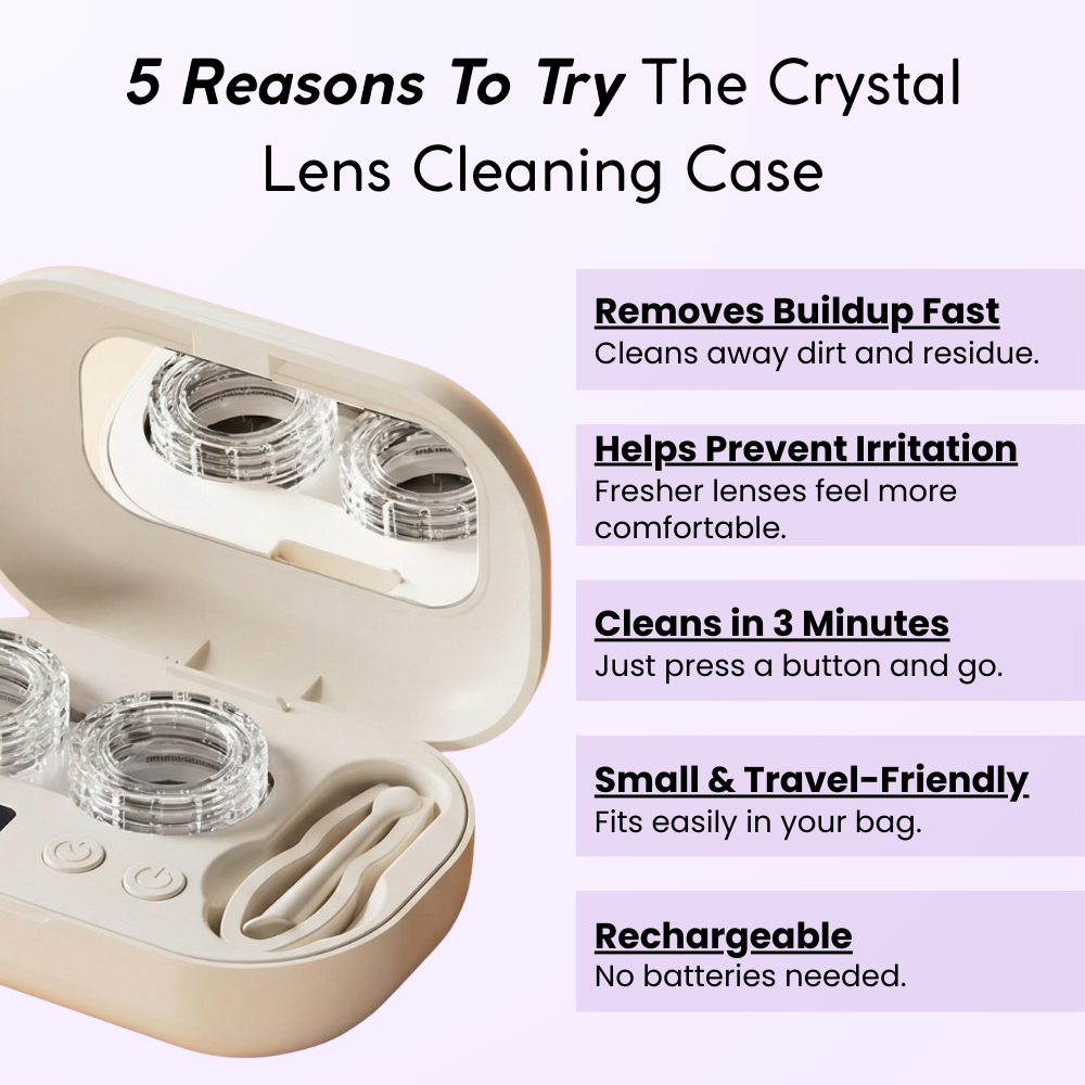 Crystal Lens Cleaning Case